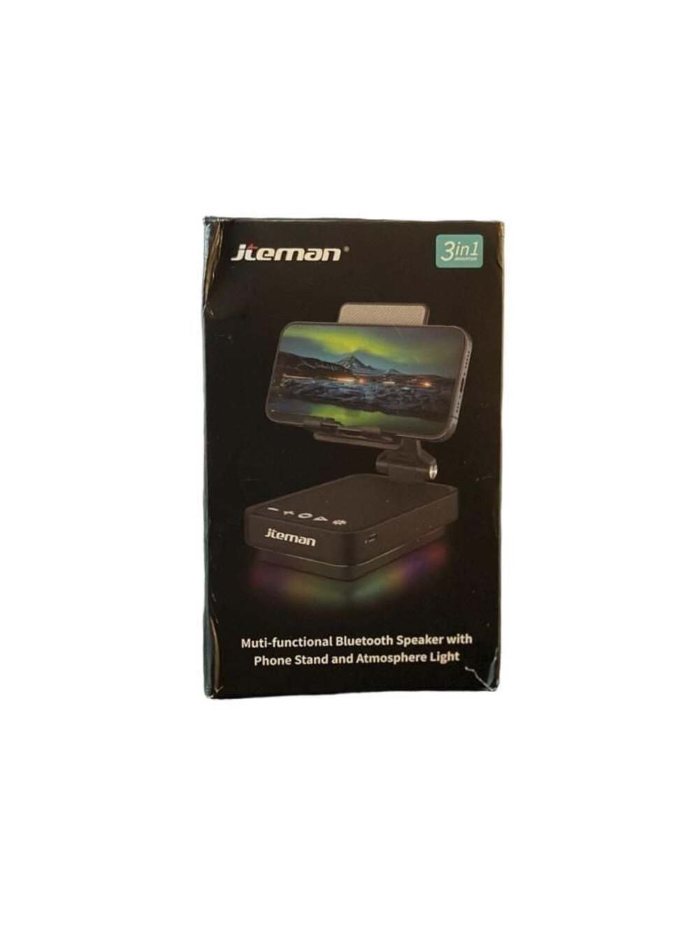 Jteman Bluetooth Speaker Phone Stand Light